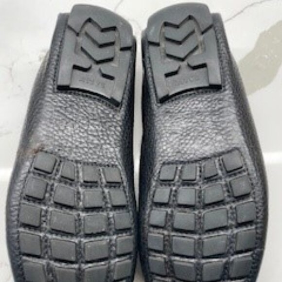 BALLY Waldorf Black Calf Leather Driver Loafers -MENS SZ 8 1/2 US - Picture 7 of 8
